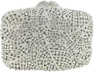 Women Crystal Clutch Evening Handbags Diamond Purse Wedding Party Dinner Bag