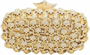 Women Evening Bags Ladies Crystal Handbags and Purses Wedding Gala Dinner Bag