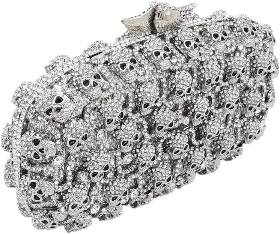 Women Evening Bags Ladies Crystal Handbags and Purses Wedding Gala Dinner Bag