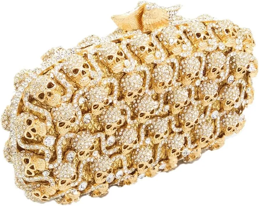 Women Evening Bags Ladies Crystal Handbags and Purses Wedding Gala Dinner Bag
