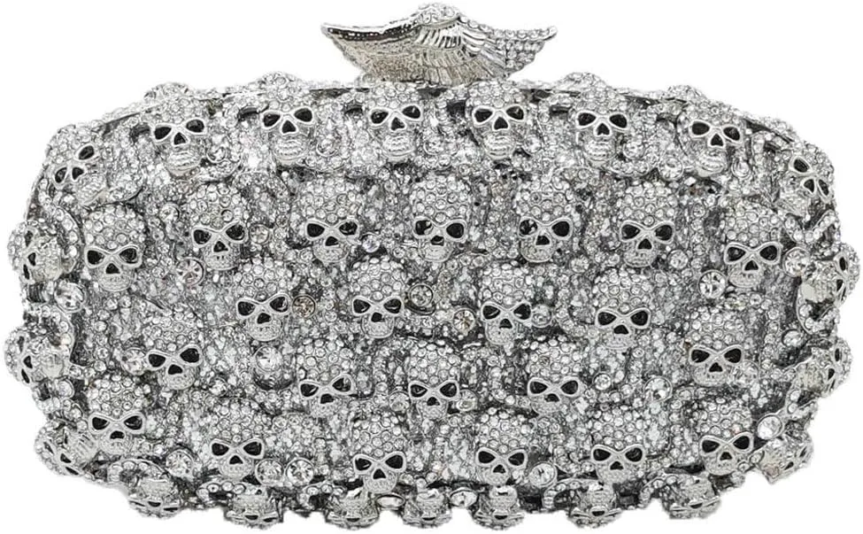 Women Evening Bags Ladies Crystal Handbags and Purses Wedding Gala Dinner Bag
