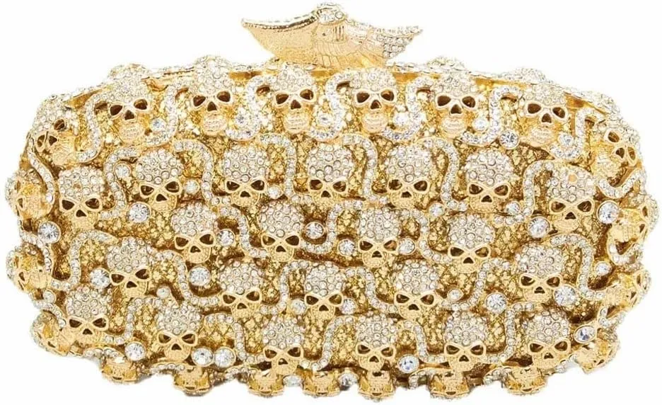 Women Evening Bags Ladies Crystal Handbags and Purses Wedding Gala Dinner Bag