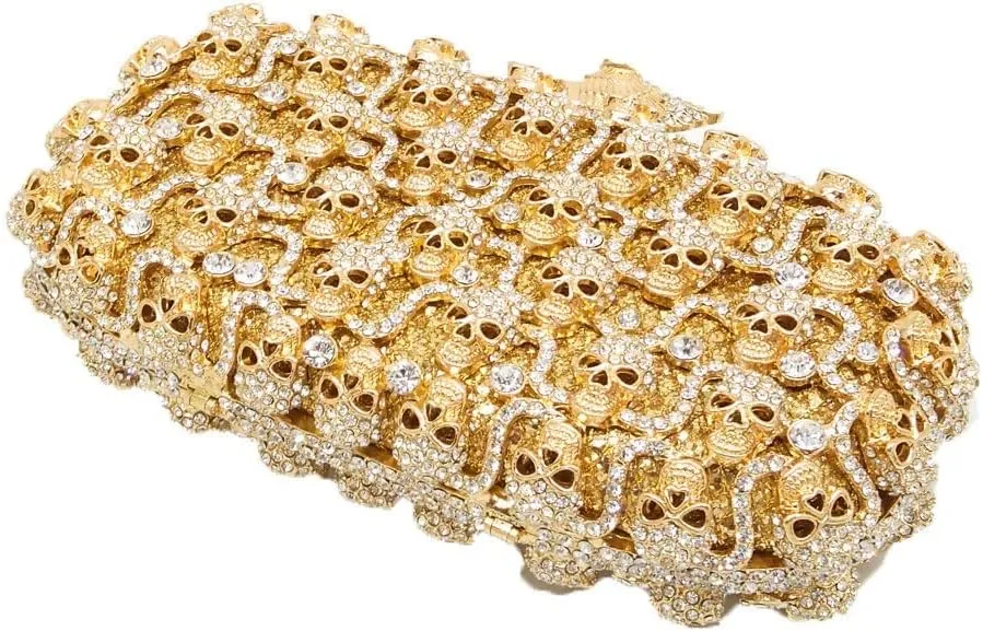 Women Evening Bags Ladies Crystal Handbags and Purses Wedding Gala Dinner Bag