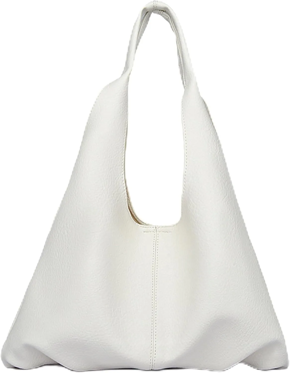 Womens Hobo Bag Large Capacity Shoulder Bag Vegan Leather Handbag Casual Top Handle Bag for Work