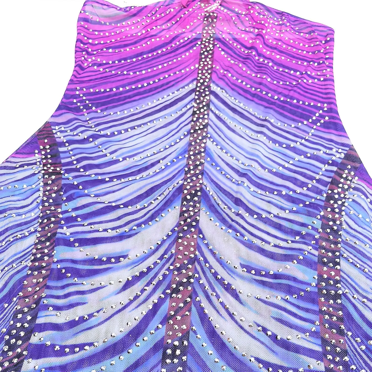 Women's Rhinestone Halter Backless Mini Dress Sexy Bodycon Mesh Colorful Dresses