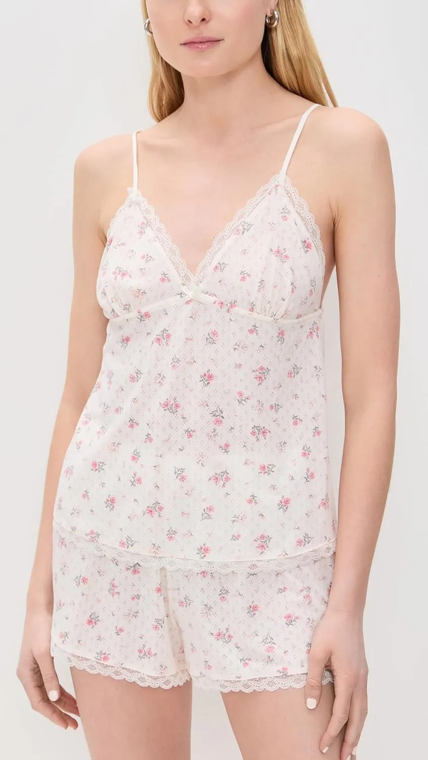 Women's Violet Cami Shorts Pajama Set