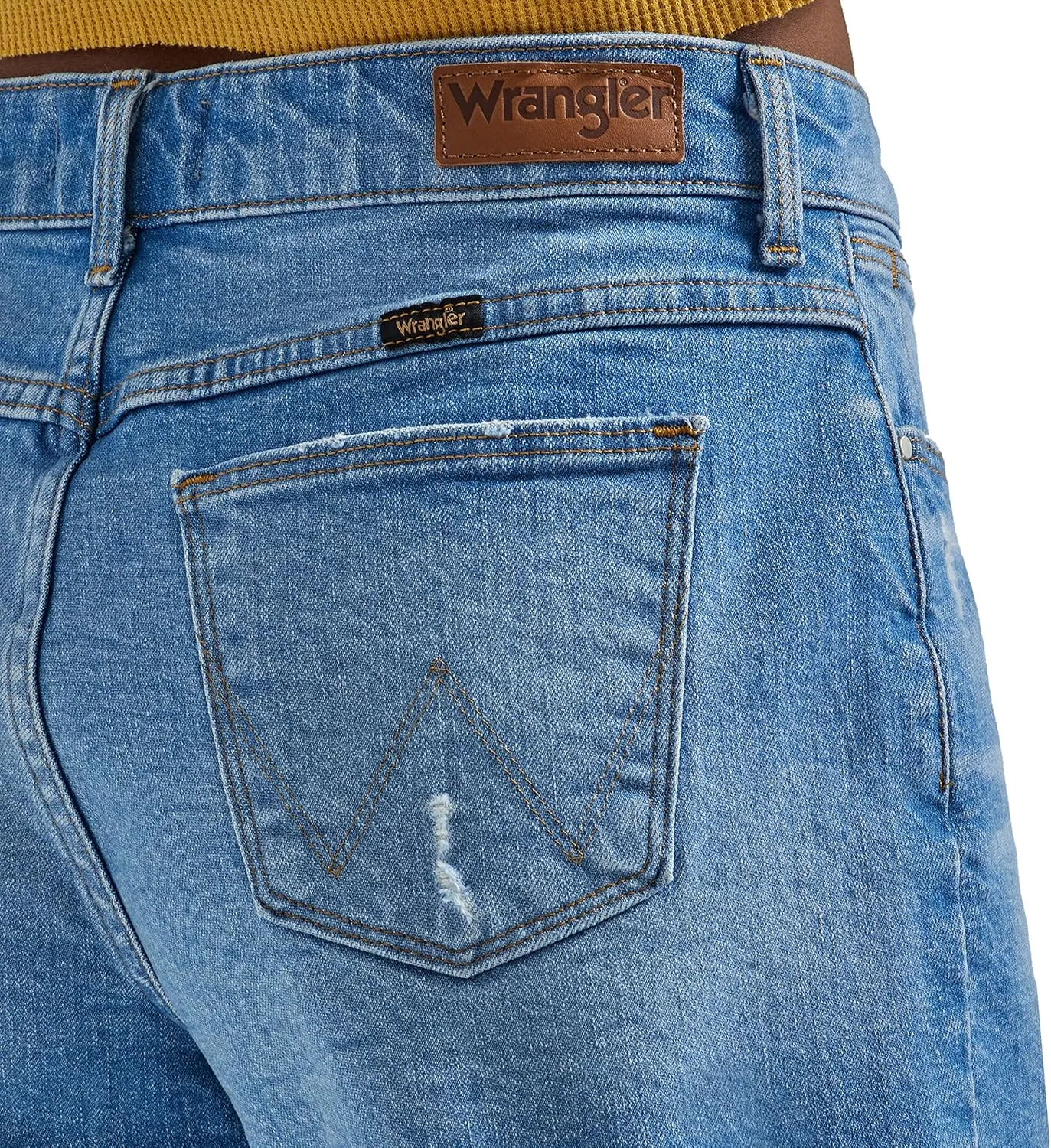 Wrangler Women's Mid-Rise Vintage Denim Short