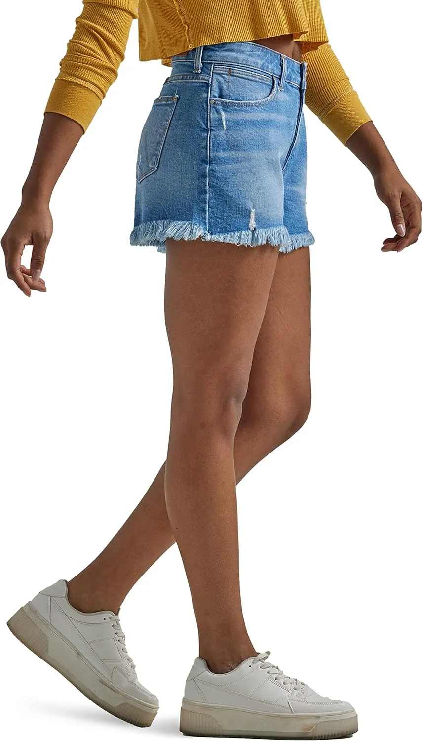 Wrangler Women's Mid-Rise Vintage Denim Short